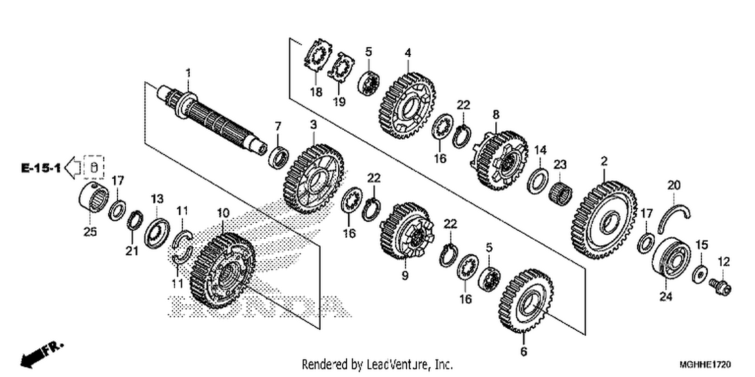 20 TRANSMI SSI ON (VFR1200XD/ XDA/ XDS) (COUNTERSHAFT)