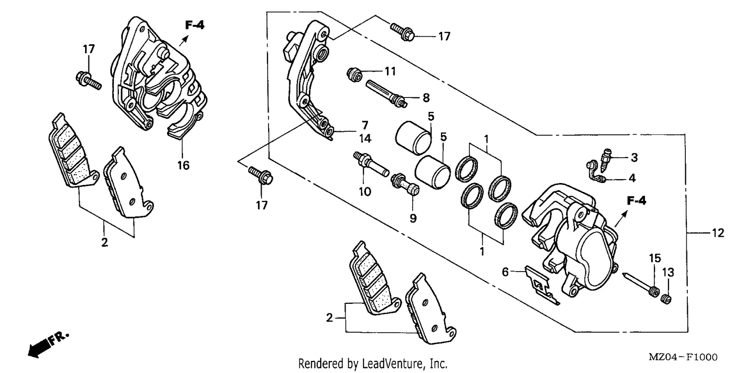 FRONT BRAKE CALIPER