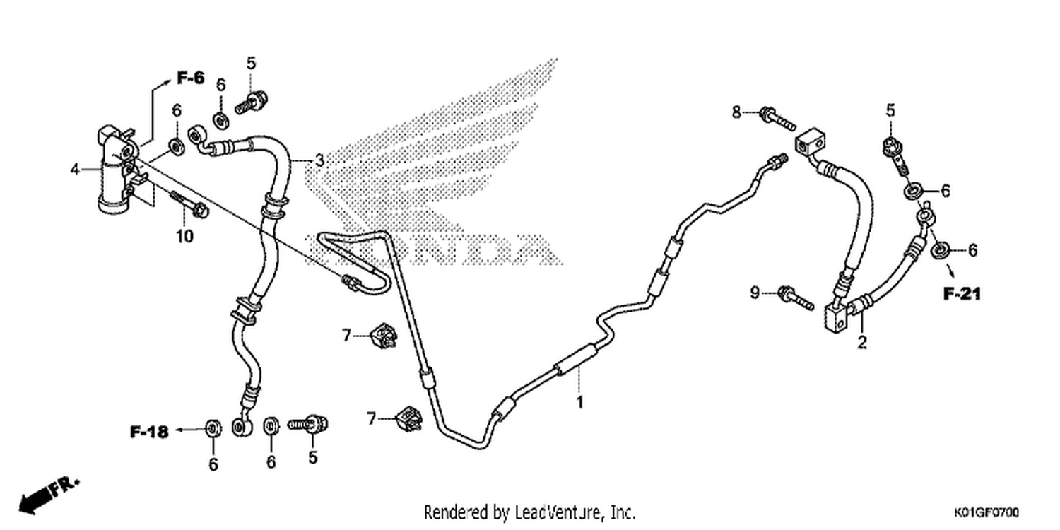  REAR BRAKE HOSE/BRAKE PIPE