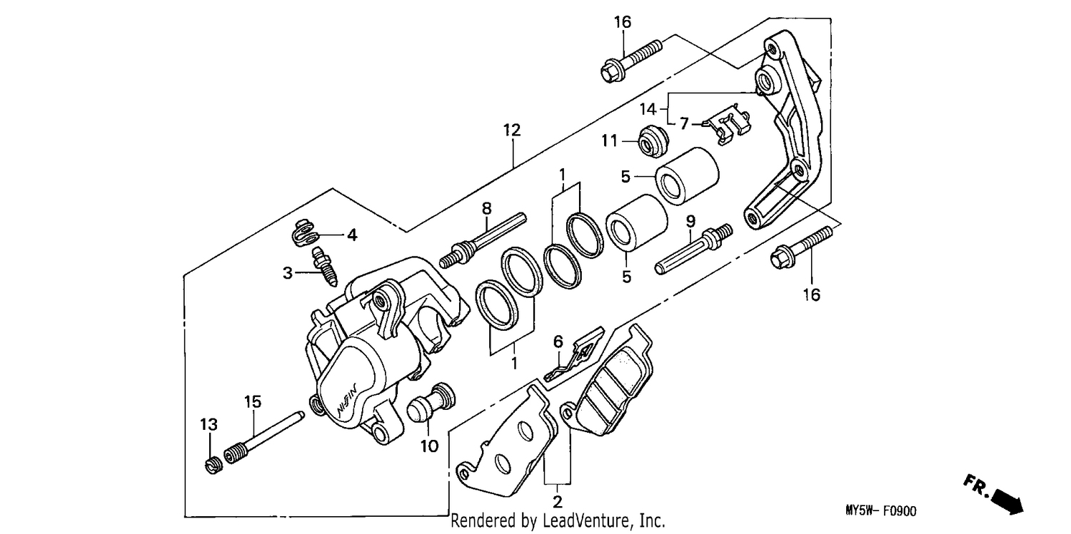 FRONT BRAKE CALIPER (1)
