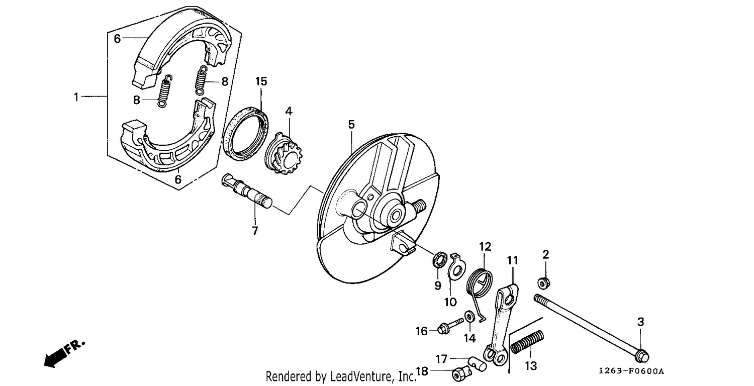 FRONT BRAKE PANEL
