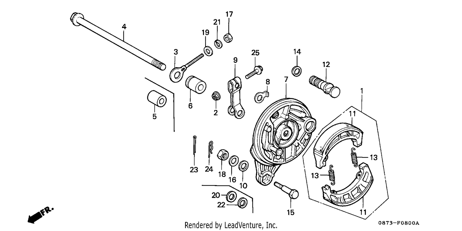 REAR BRAKE PANEL