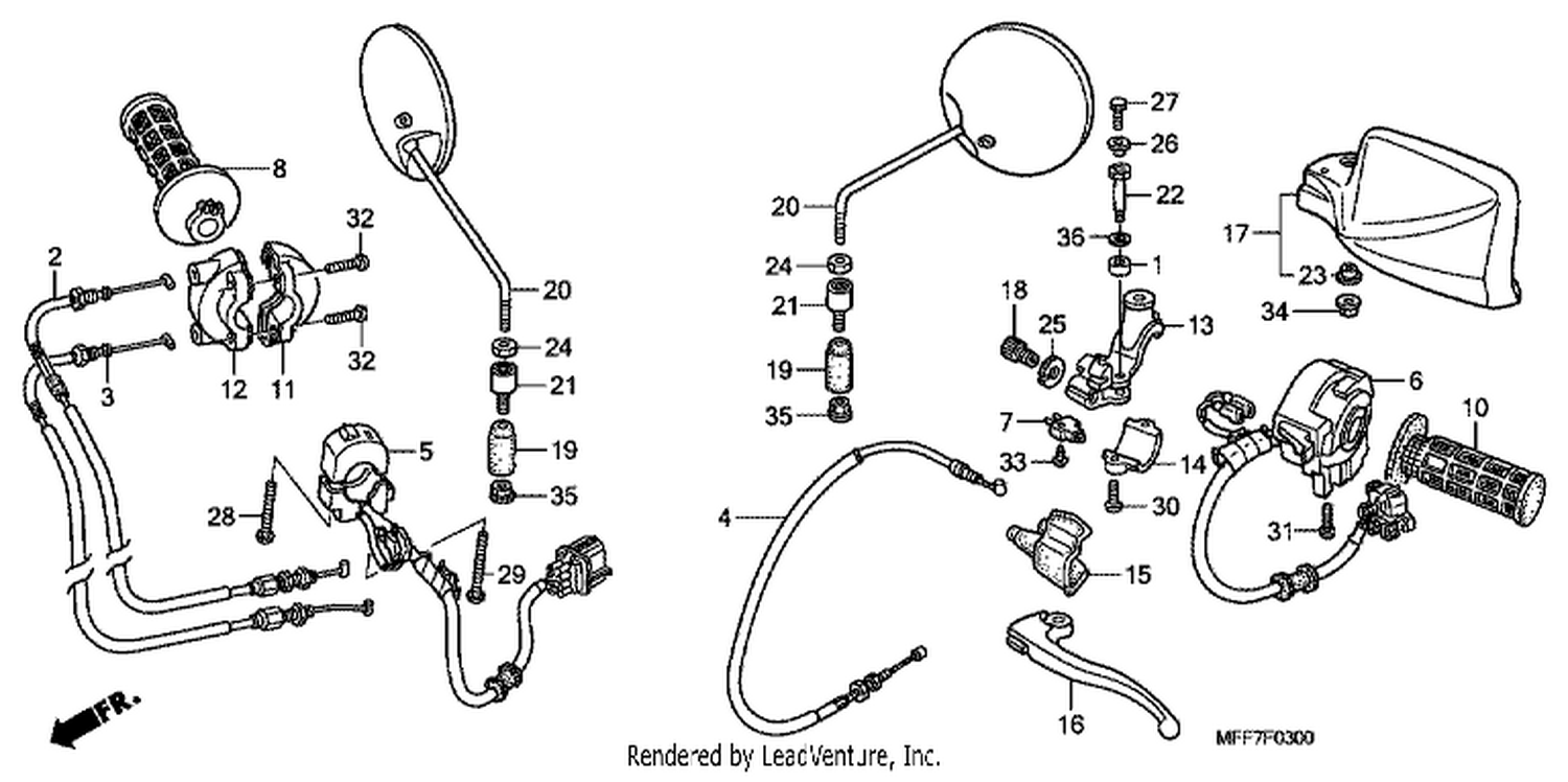  HANDLE LEVER/SWITCH/CABLE