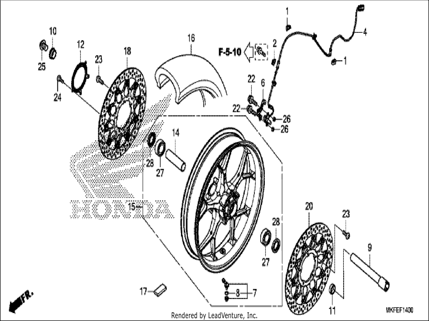  FRONT WHEEL