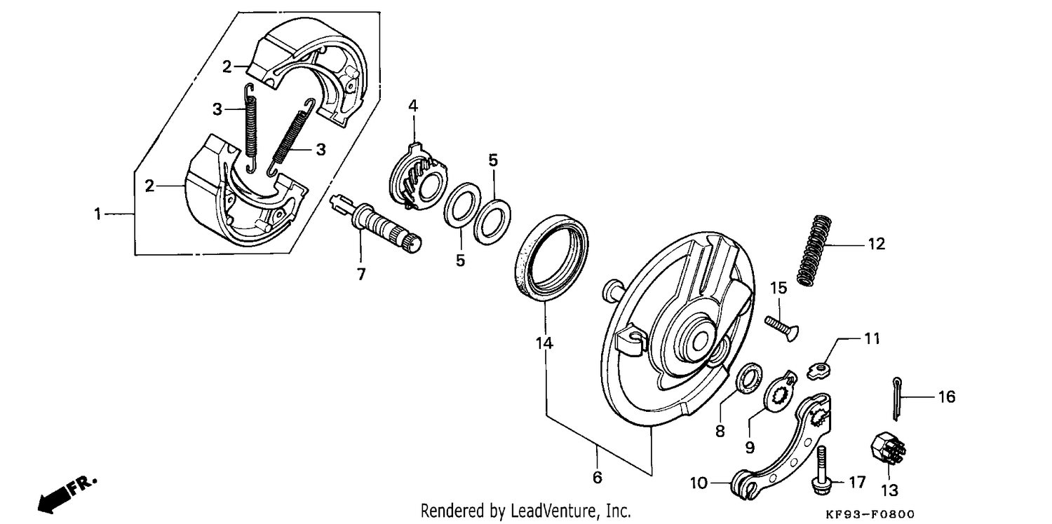 FRONT BRAKE PANEL