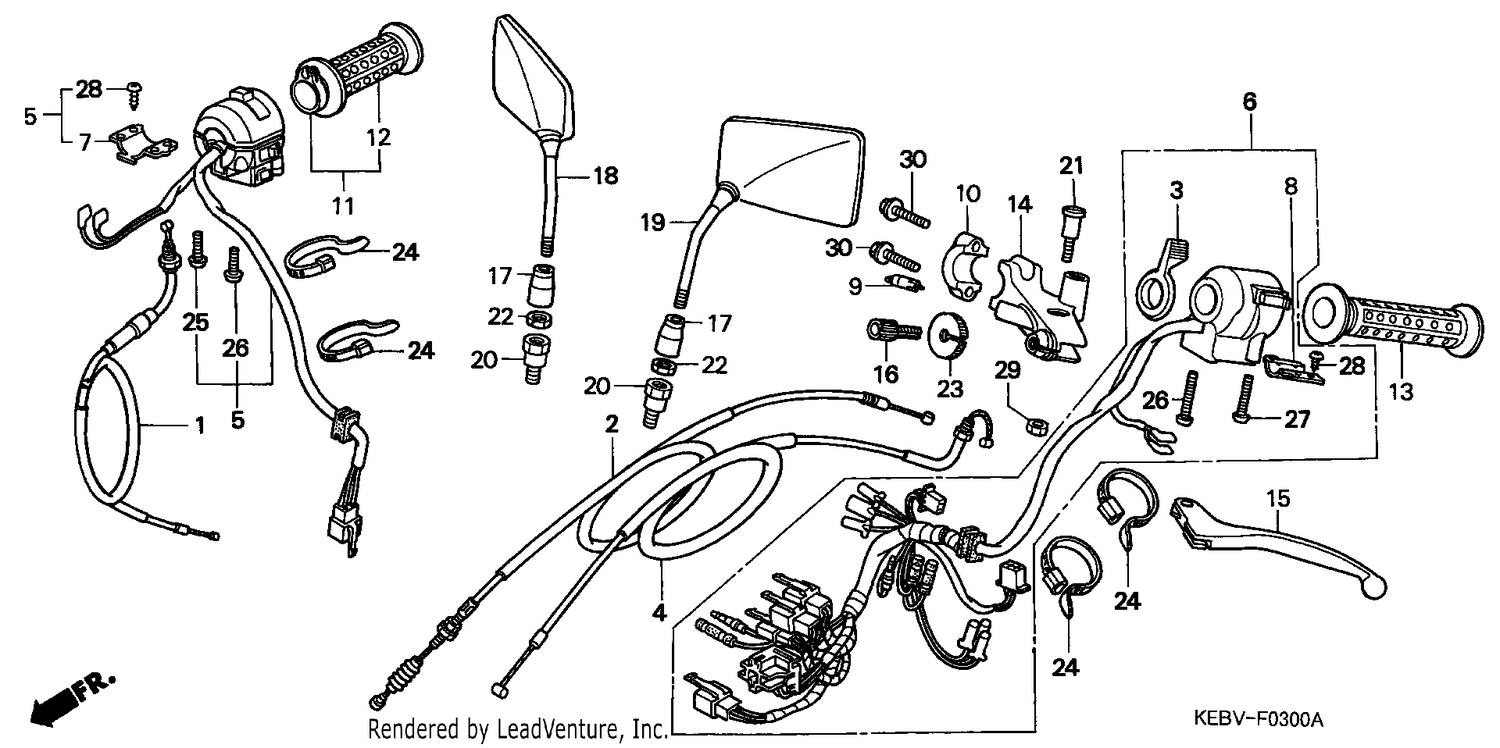 HANDLE LEVER/SWITCH/CABLE