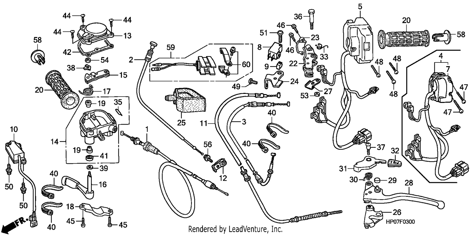 HANDLE LEVER/SWITCH/CABLE