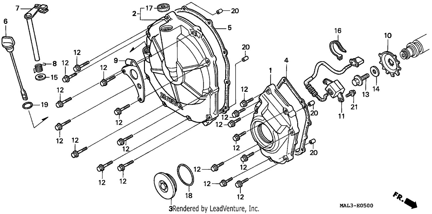 RIGHT CRANKCASE COVER
