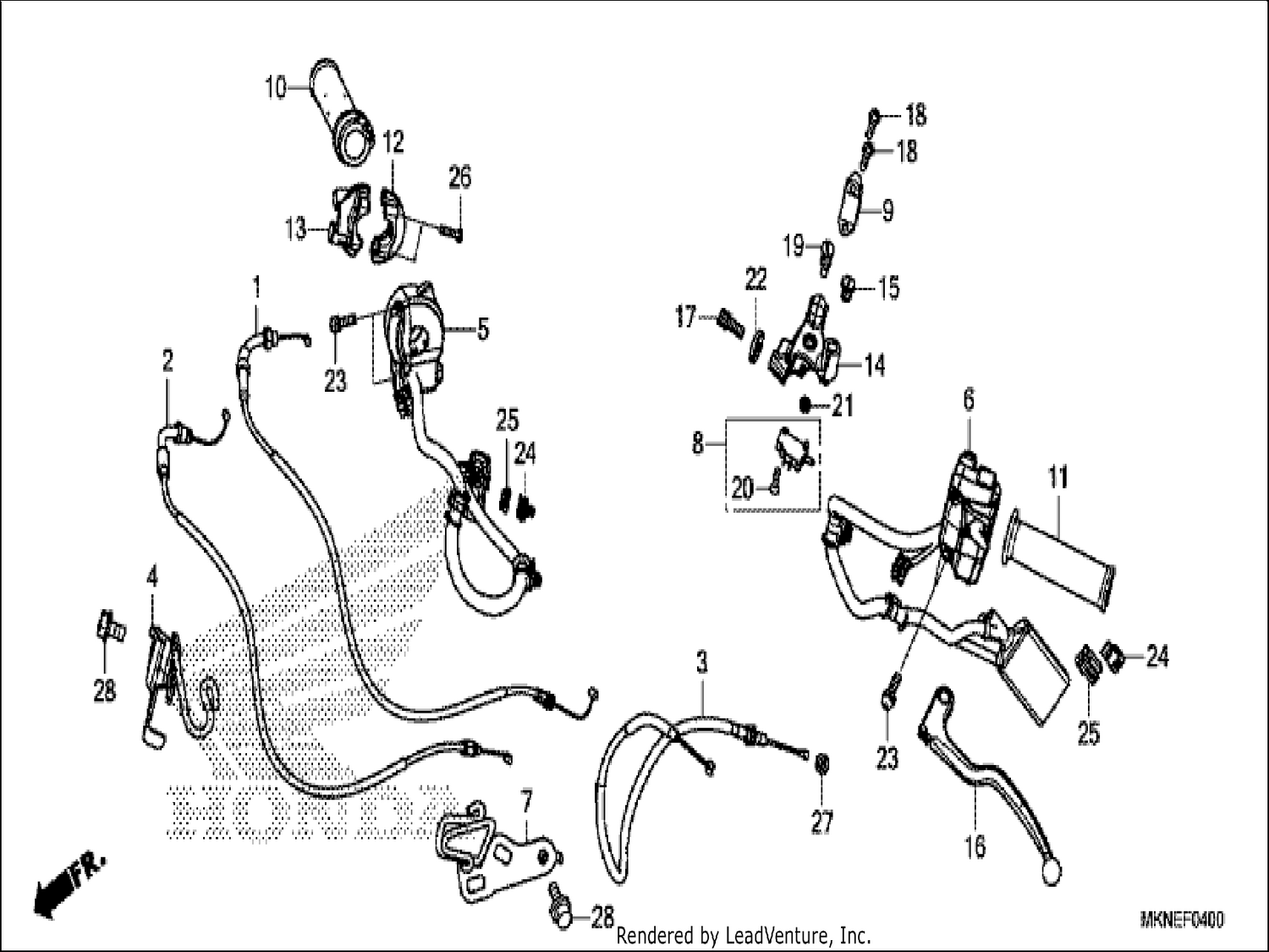  HANDLE LEVER/SWITCH/CABLE