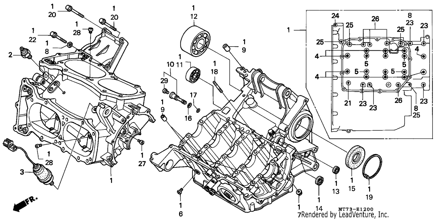 CRANKCASE SET