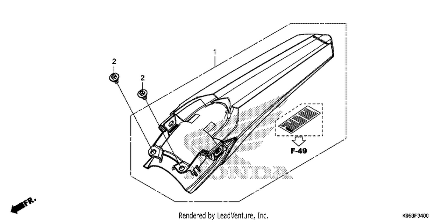  REAR FENDER