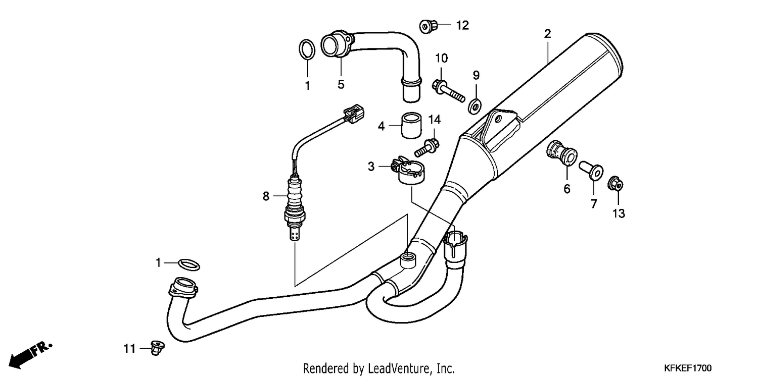 EXHAUST MUFFLER