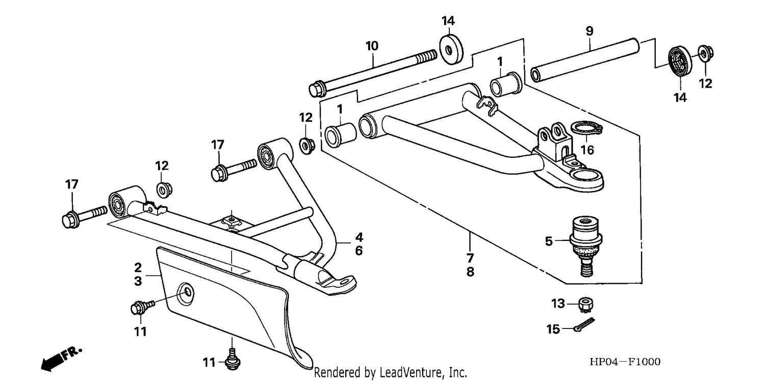 FRONT ARM (TRX500FA5/6/7/8)