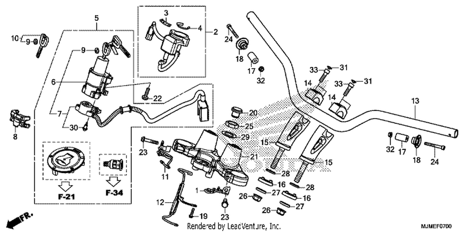  HANDLE PIPE/TOP BRIDGE