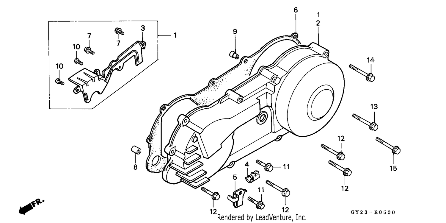 LEFT CRANKCASE COVER