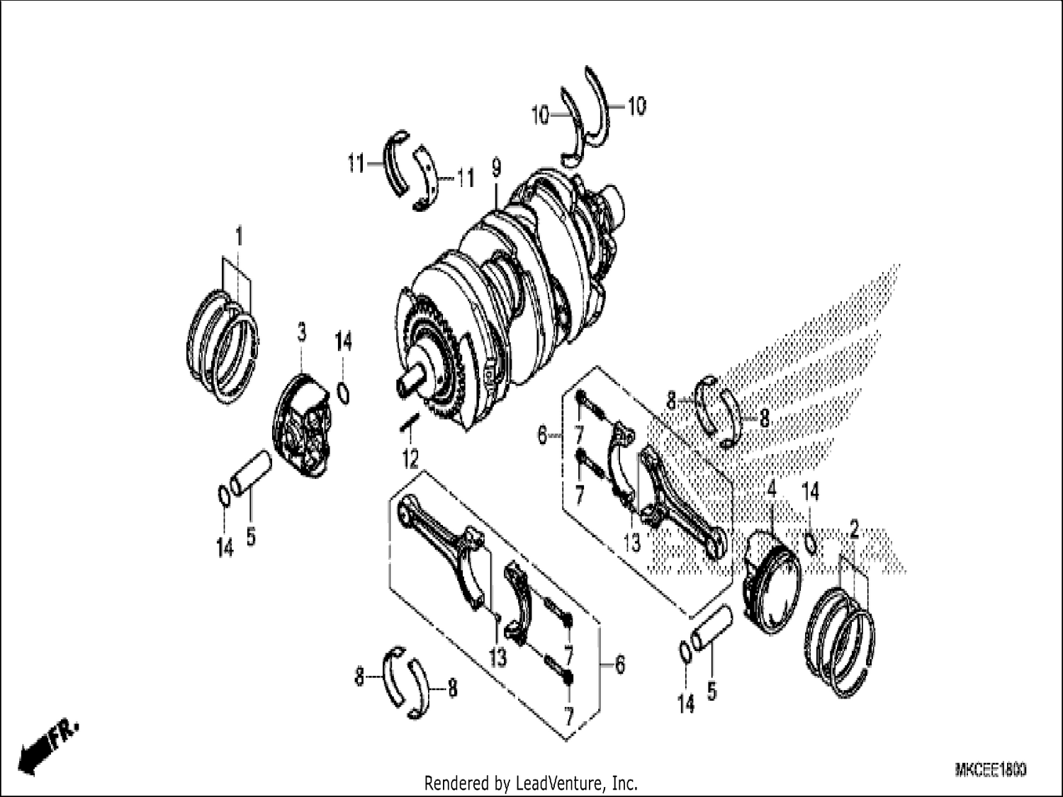  CRANKSHAFT/PISTON