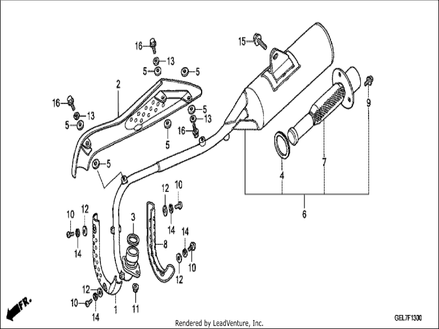  EXHAUST MUFFLER