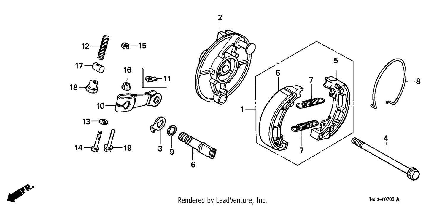 FRONT BRAKE PANEL
