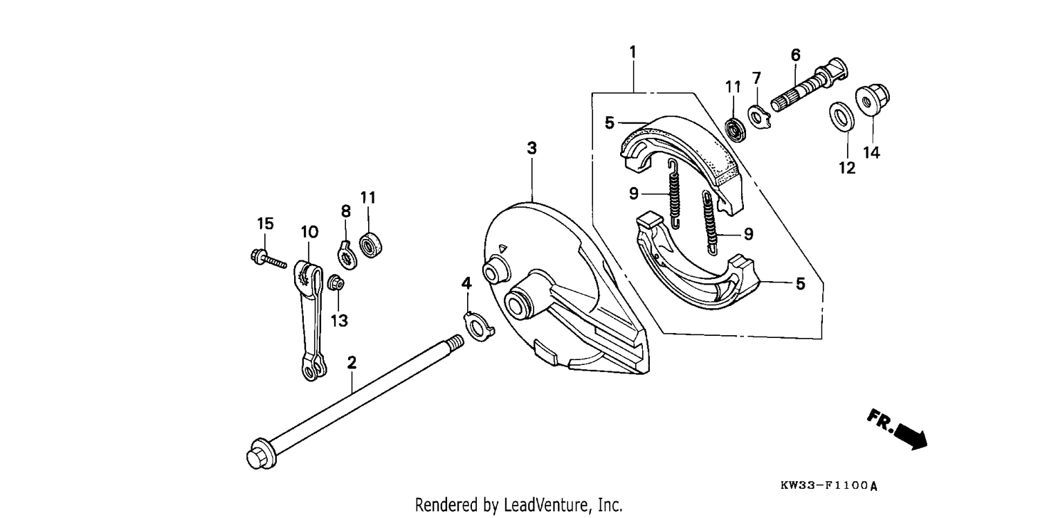 REAR BRAKE PANEL