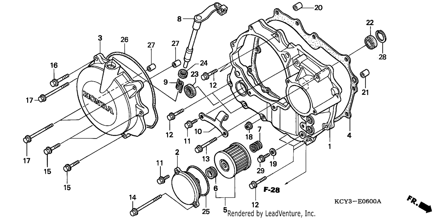 RIGHT CRANKCASE COVER