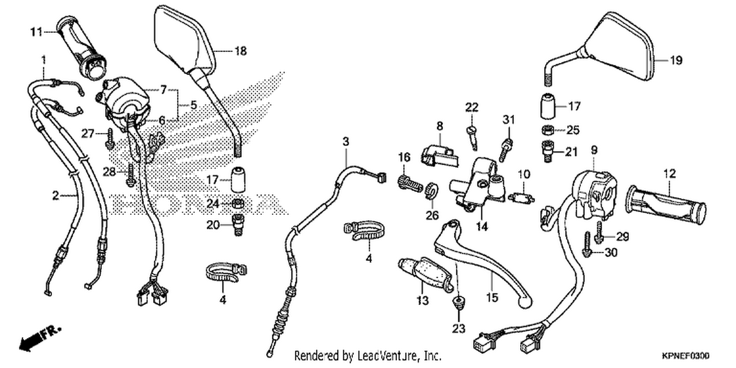  HANDLE LEVER/SWITCH/CABLE