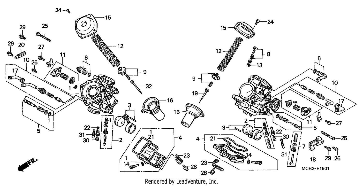 CARBURETOR (COMPONENT PARTS)