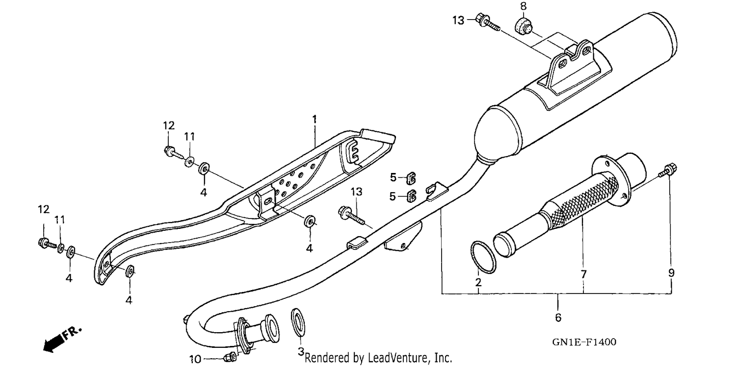 EXHAUST MUFFLER