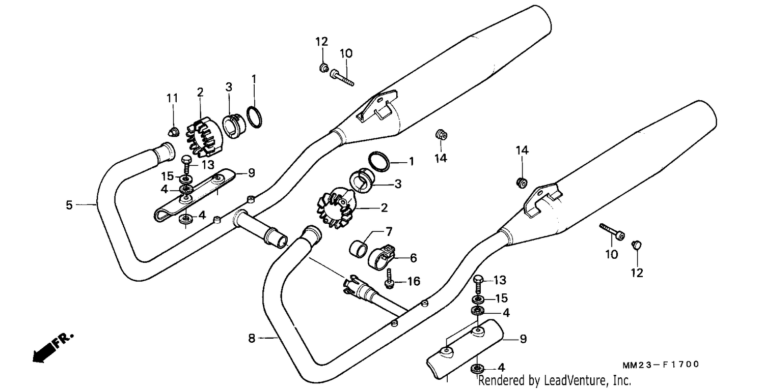 EXHAUST MUFFLER
