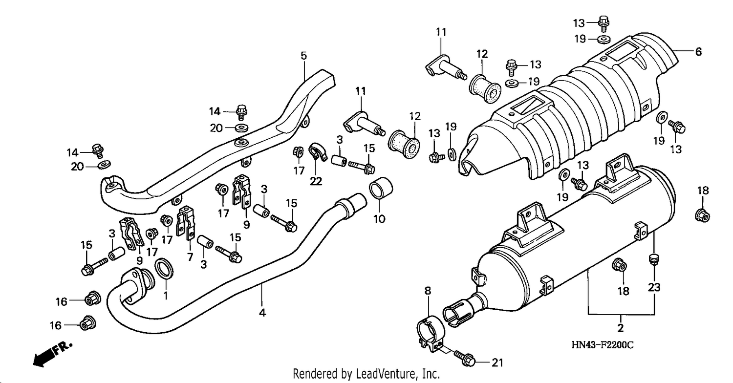 EXHAUST MUFFLER