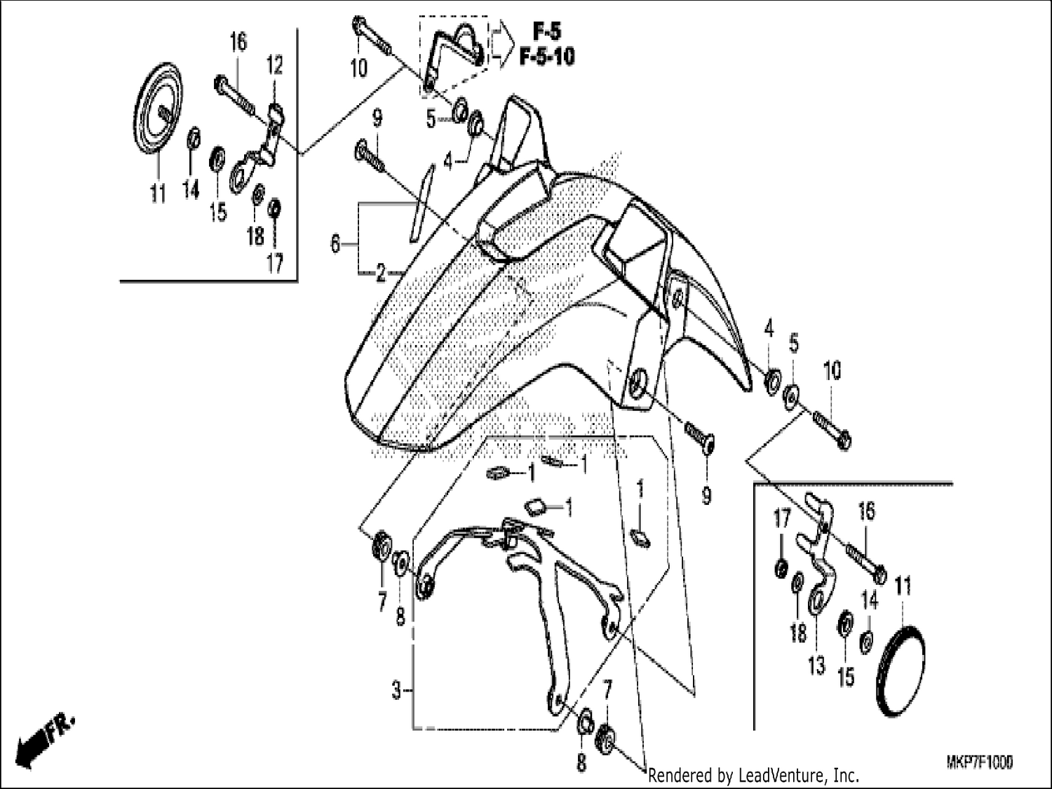  FRONT FENDER