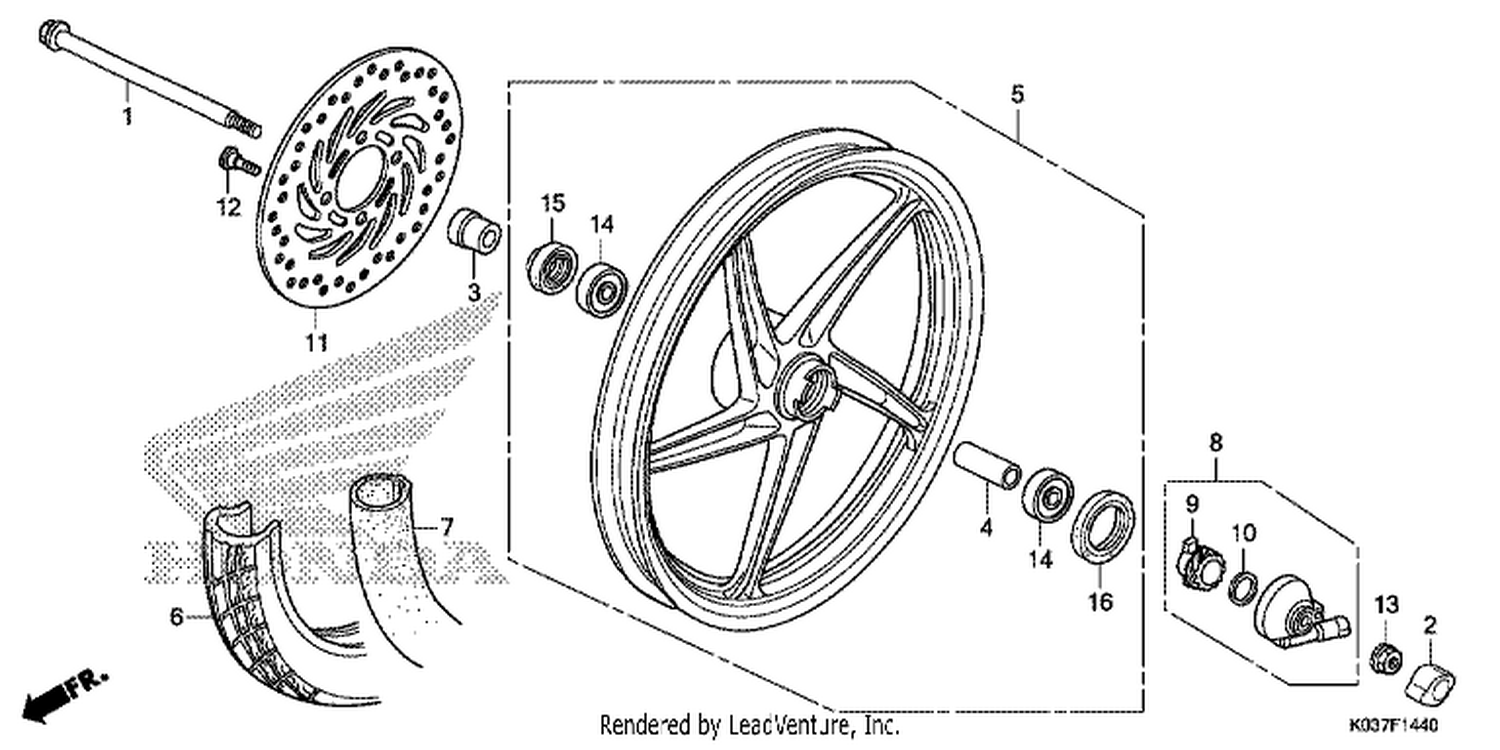  40 FRONT WHEEL