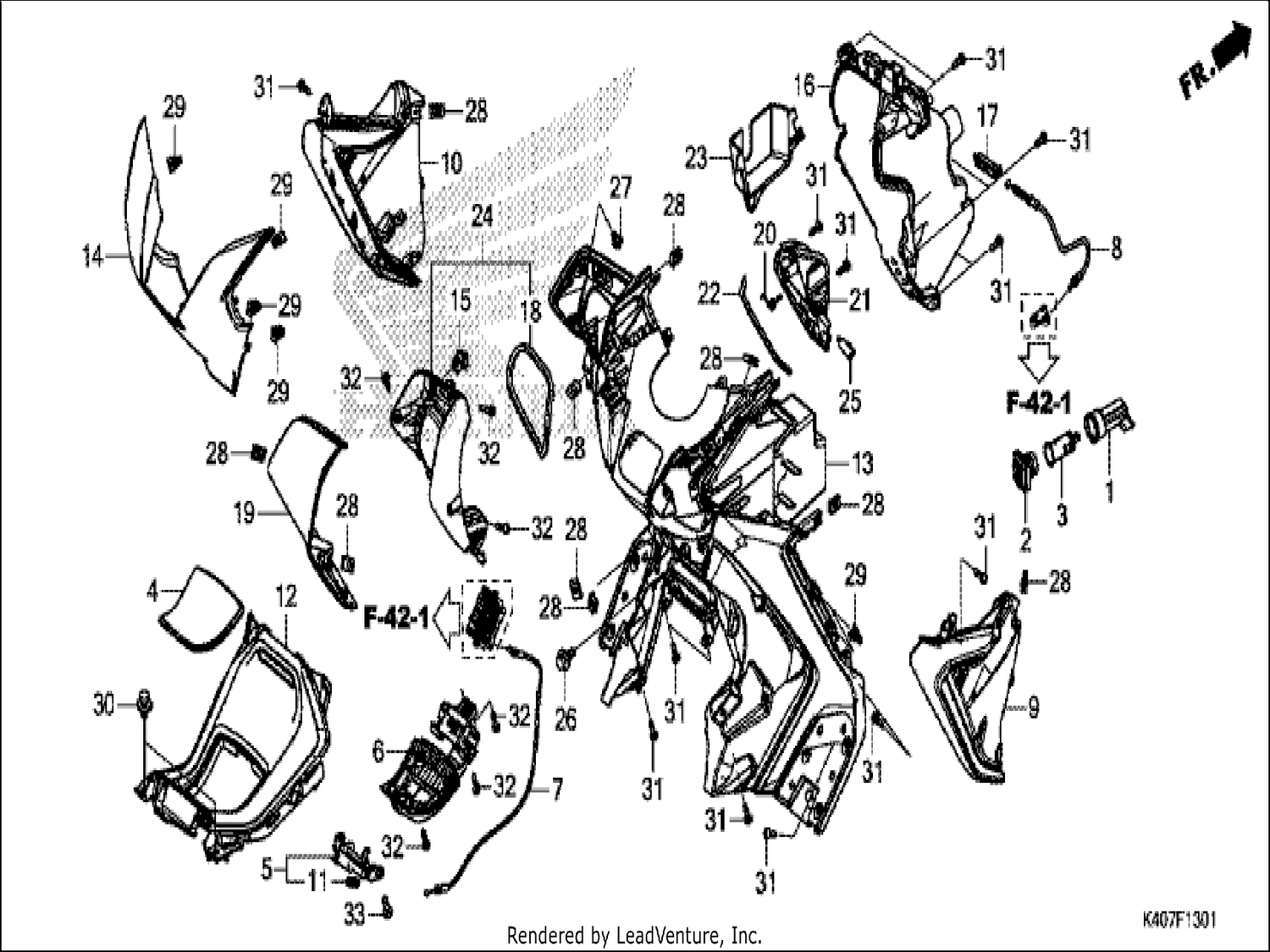  1 INNER COVER (NSS125ADK)