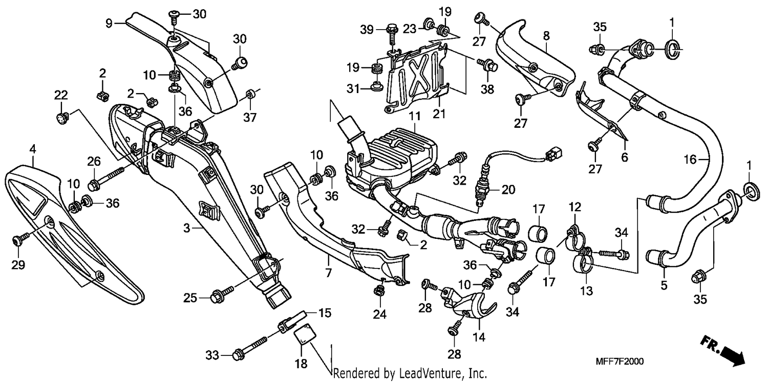 EXHAUST MUFFLER