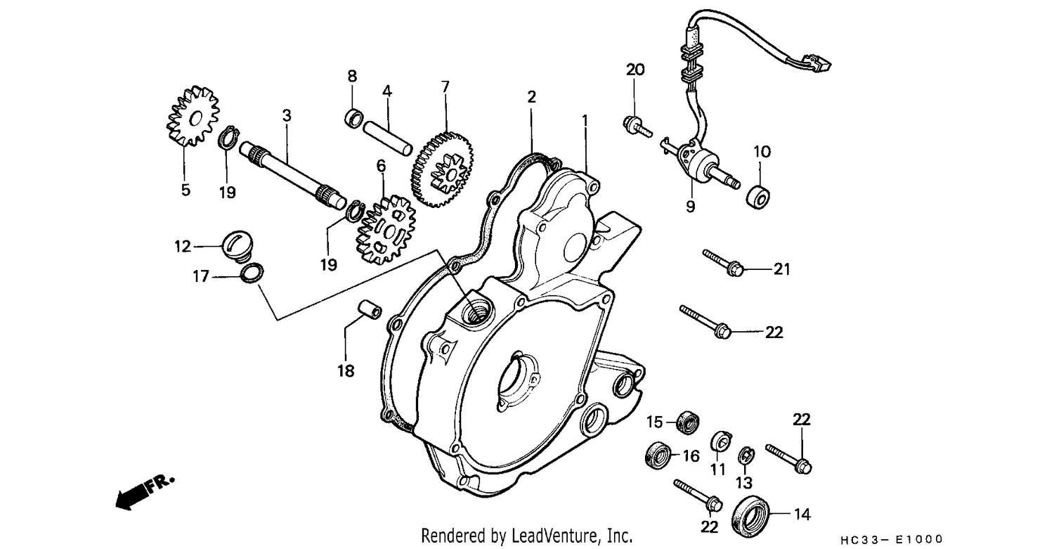 LEFT CRANKCASE COVER