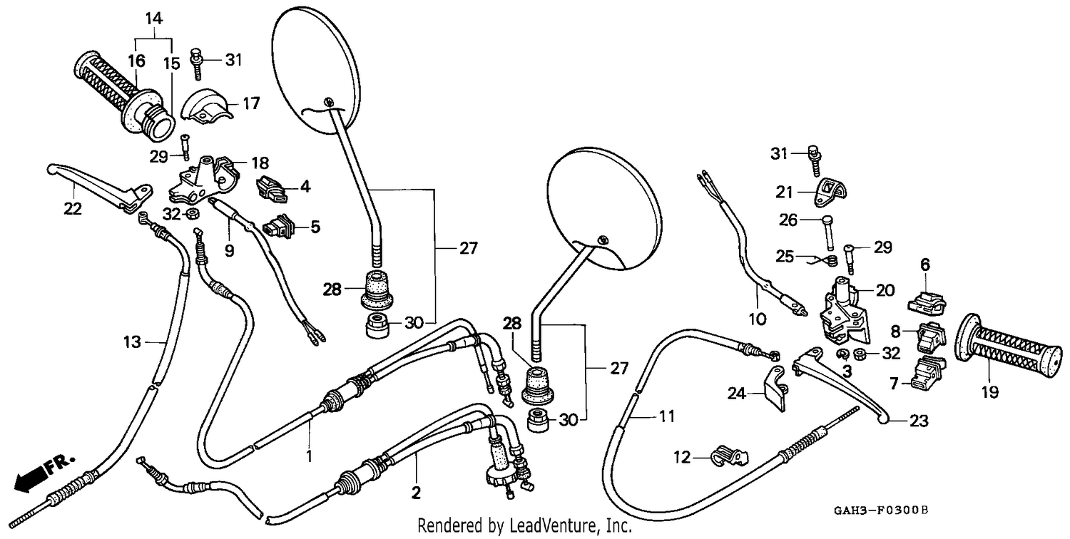 HANDLE LEVER/SWITCH/CABLE (1)