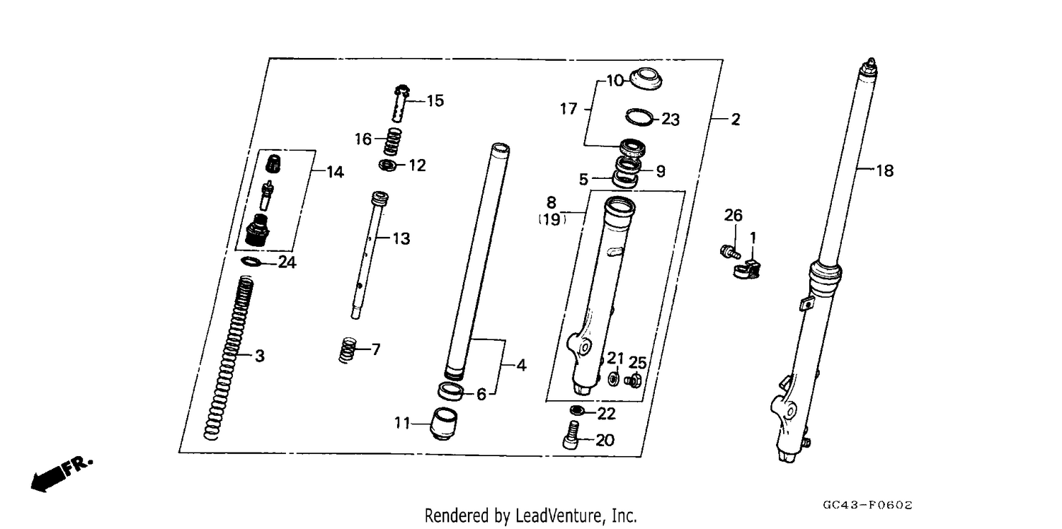 FRONT FORK (RG/RH/RJ/RK)