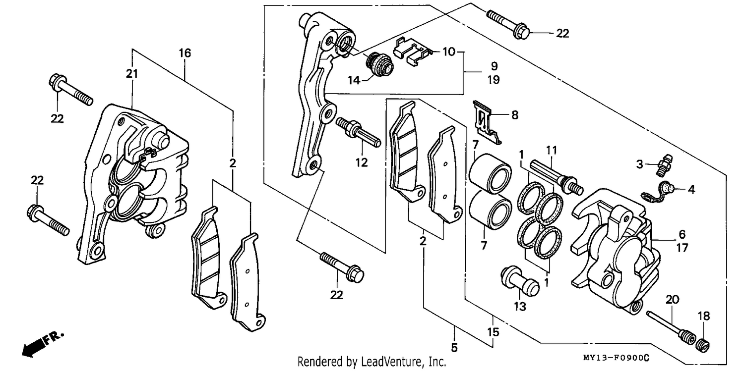 FRONT BRAKE CALIPER
