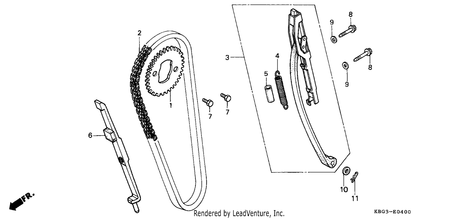 CAM CHAIN/TENSIONER