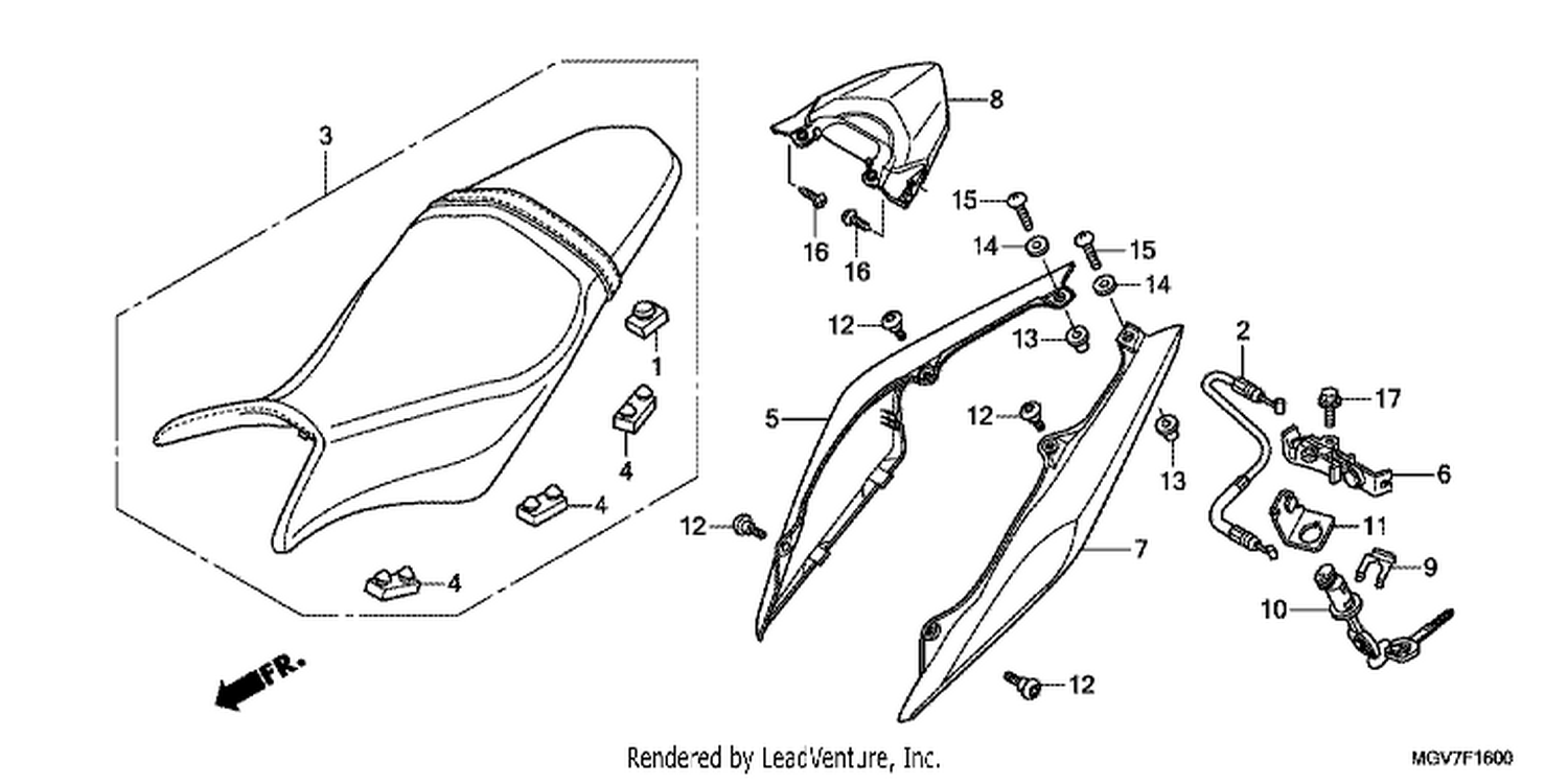  SEAT/ REAR COWL