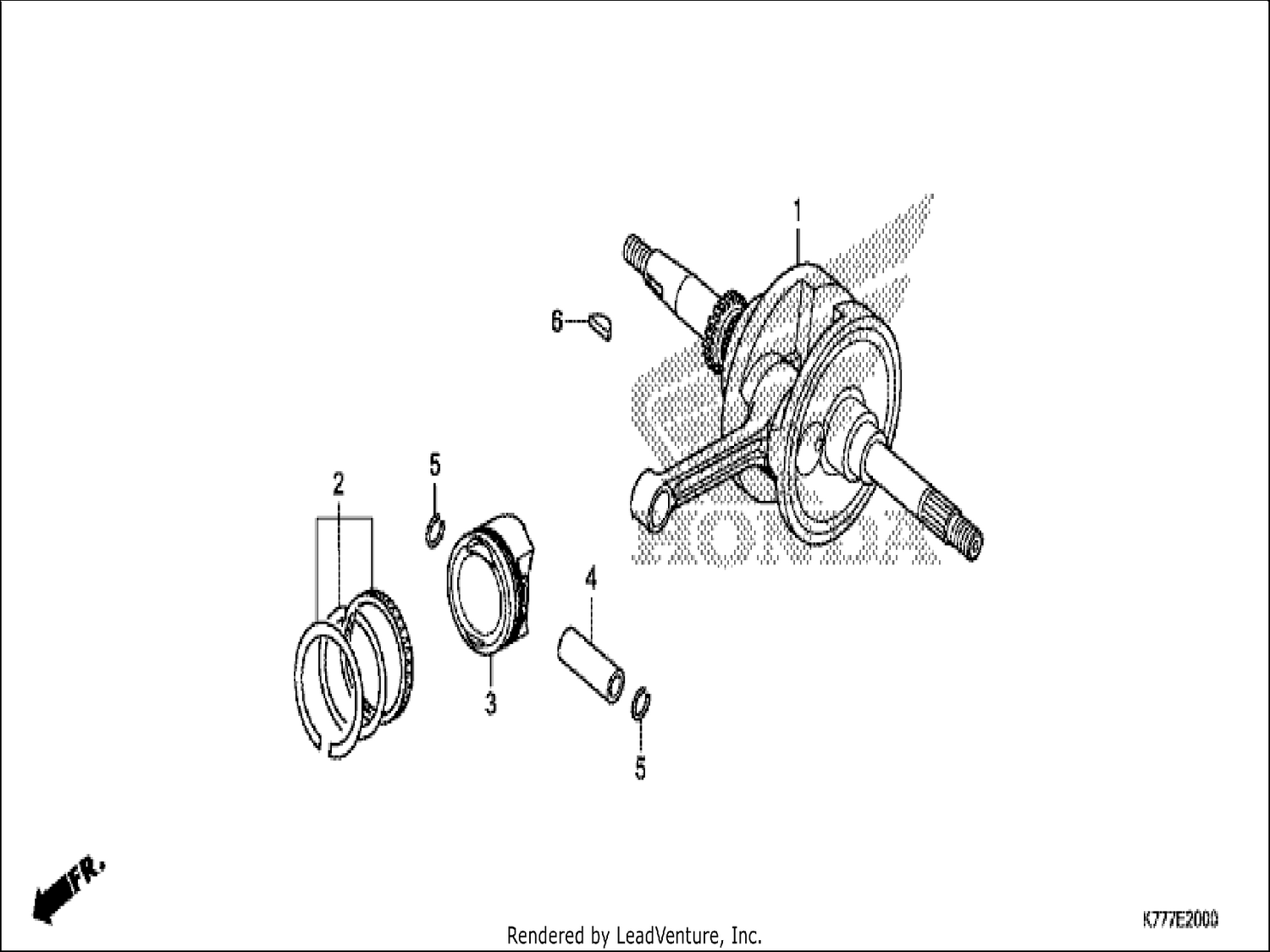  CRANKSHAFT/PISTON