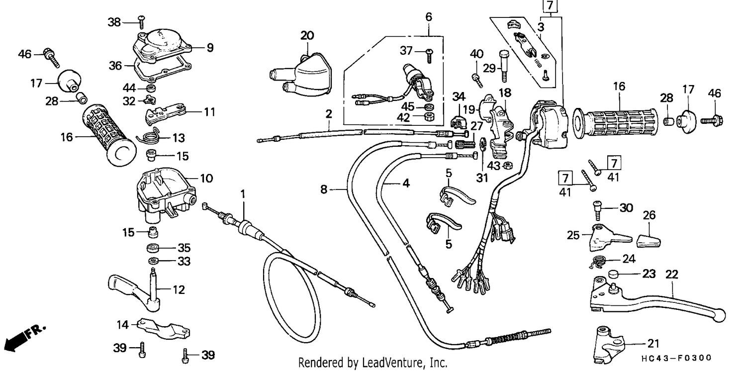 CABLE/SWITCH/HANDLE LEVER