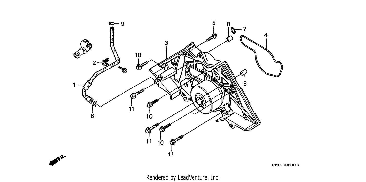 WATER PUMP (ST1100N/P/R/AN/AP/AR)