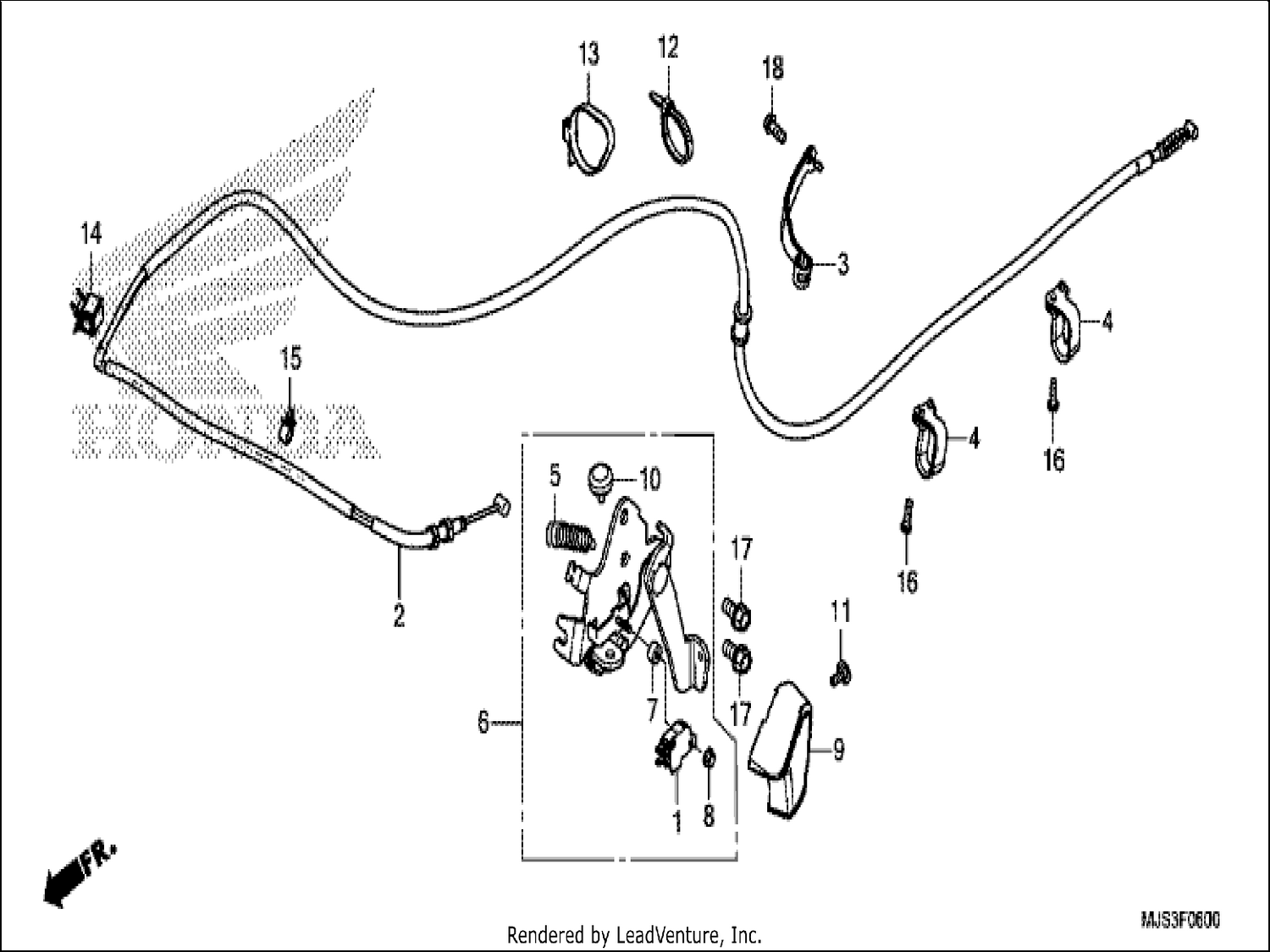  PARKING BRAKE LEVER