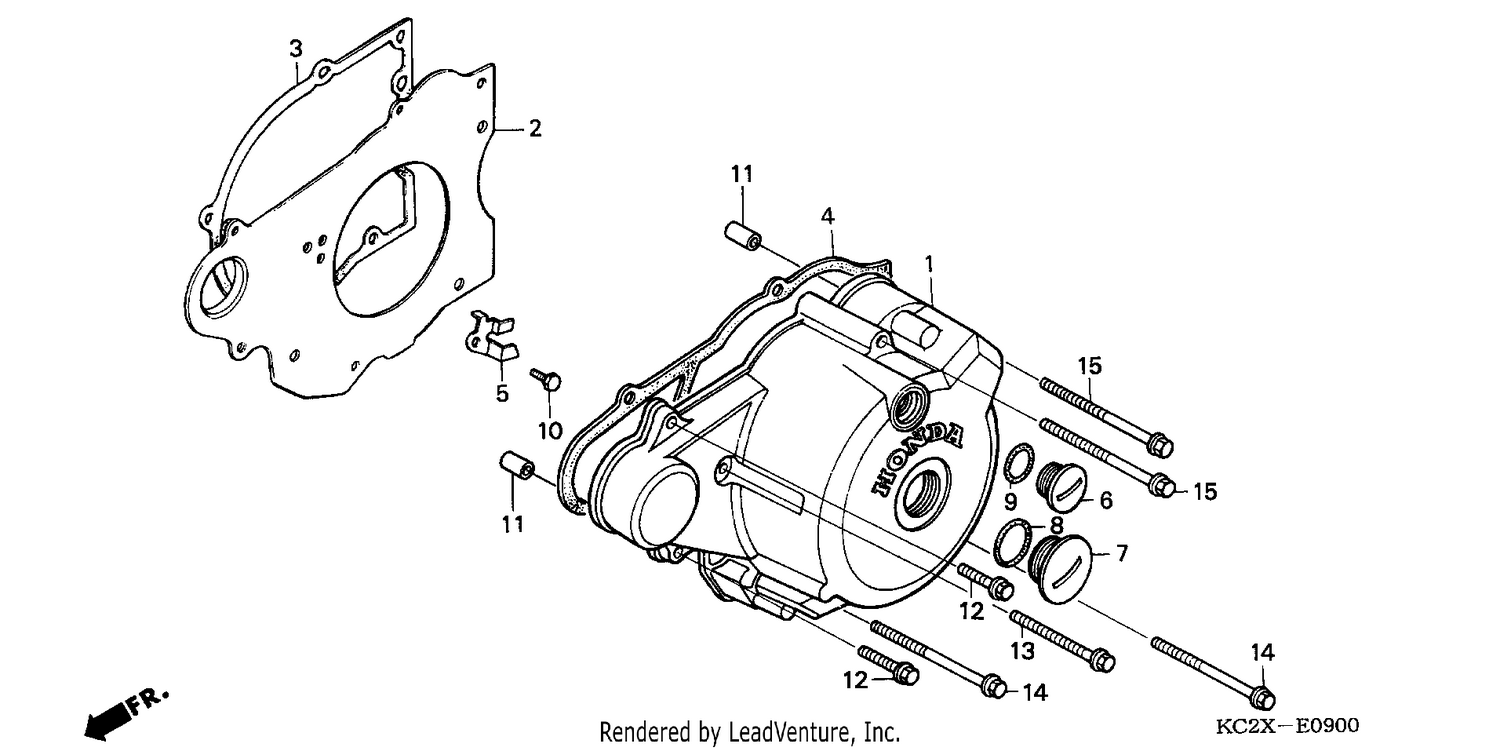 LEFT CRANKCASE COVER