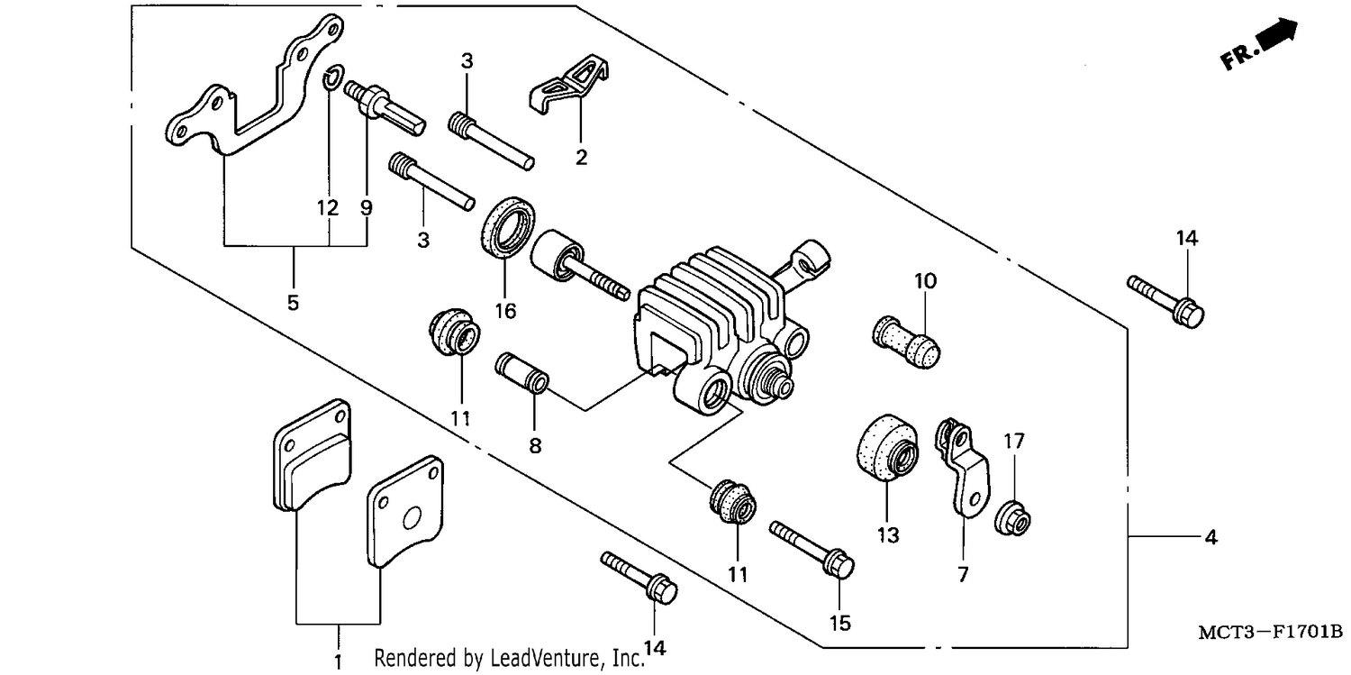 PARKING BRAKE CALIPER