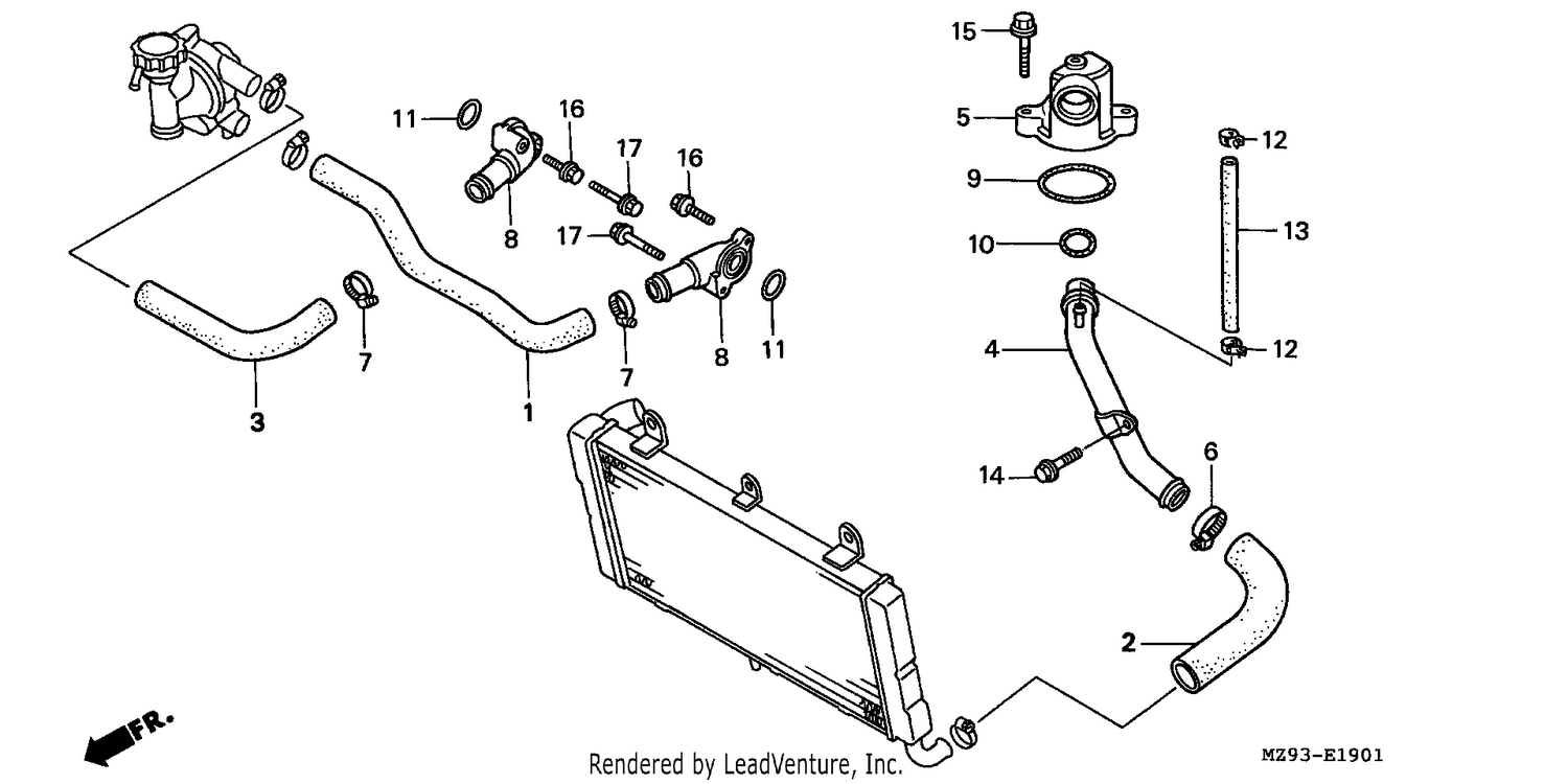 WATER PUMP (ST1100PT)