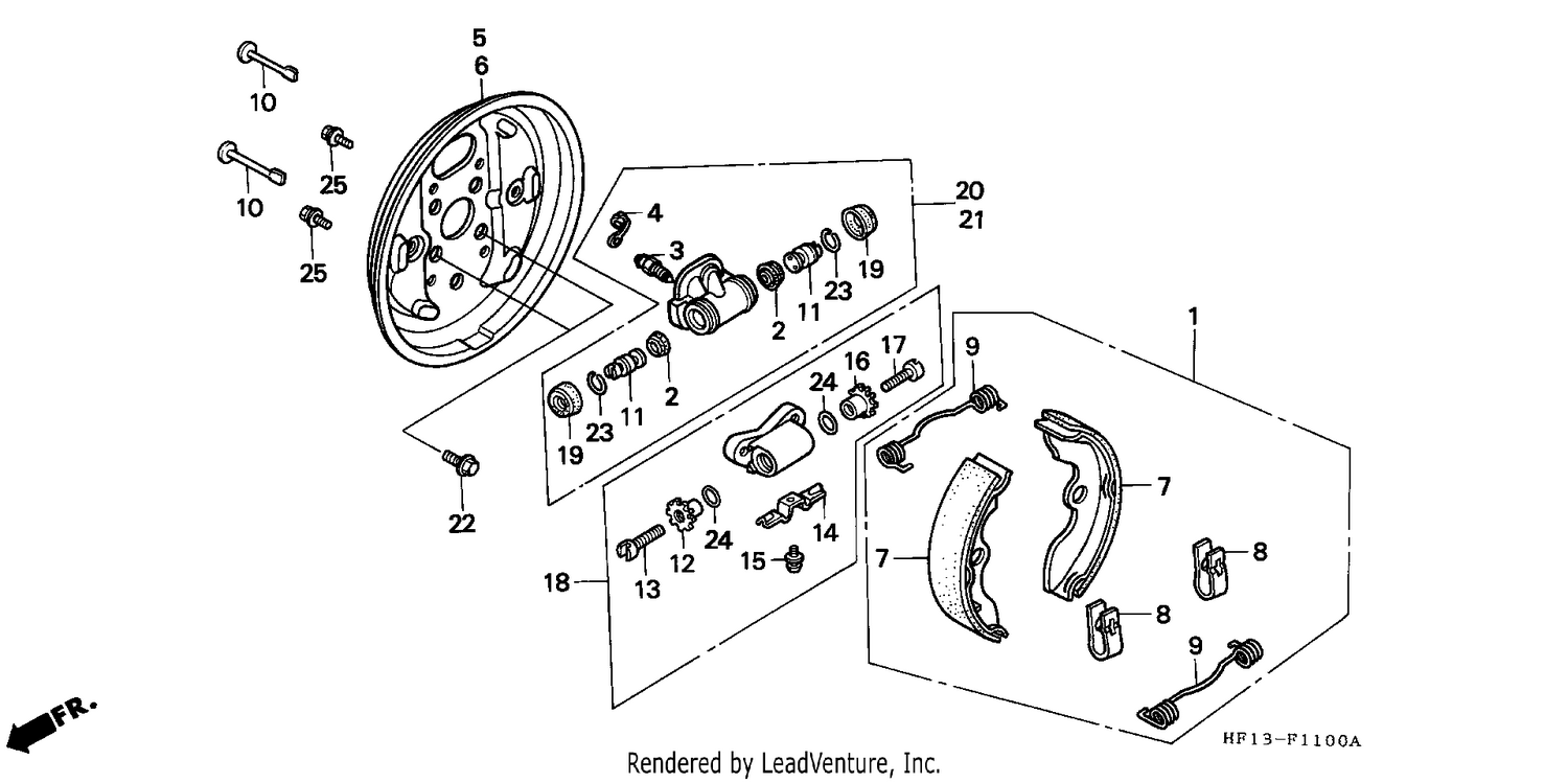 FRONT BRAKE PANEL