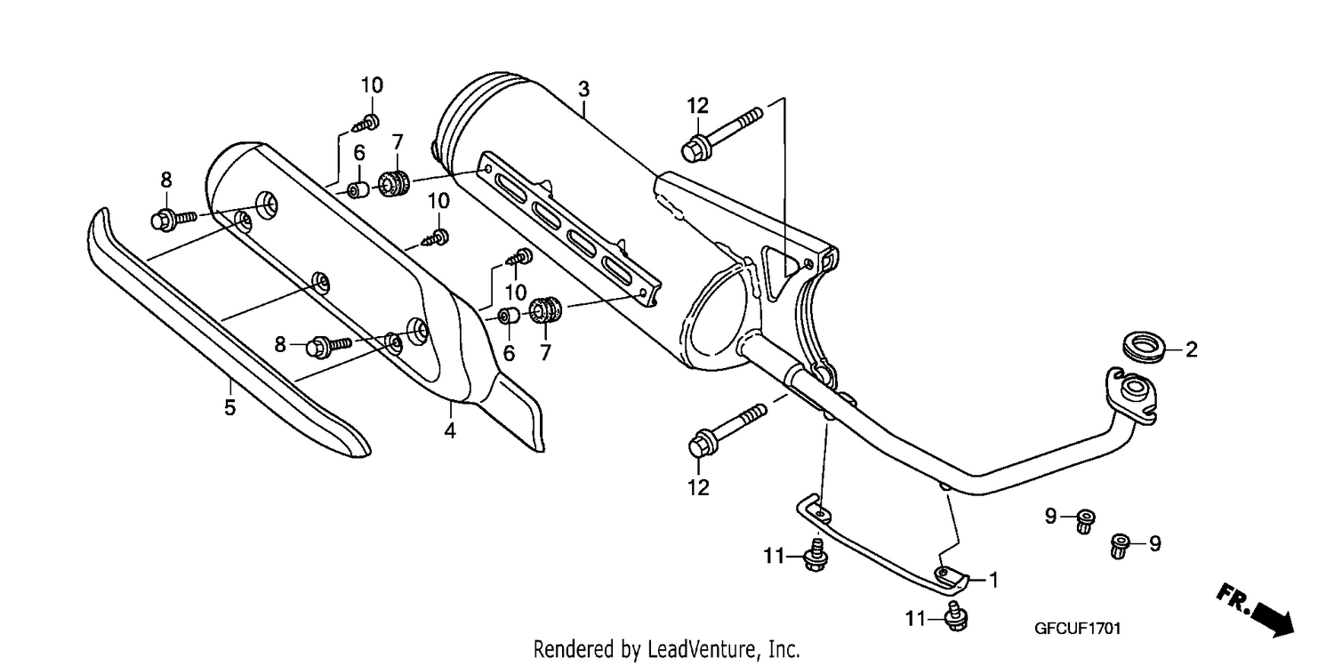 EXHAUST MUFFLER (NVS502SH9)