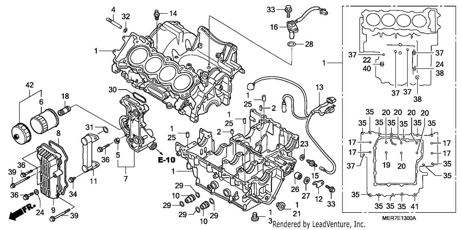 CRANKCASE (CBF600S6/SA6/N6/NA6)