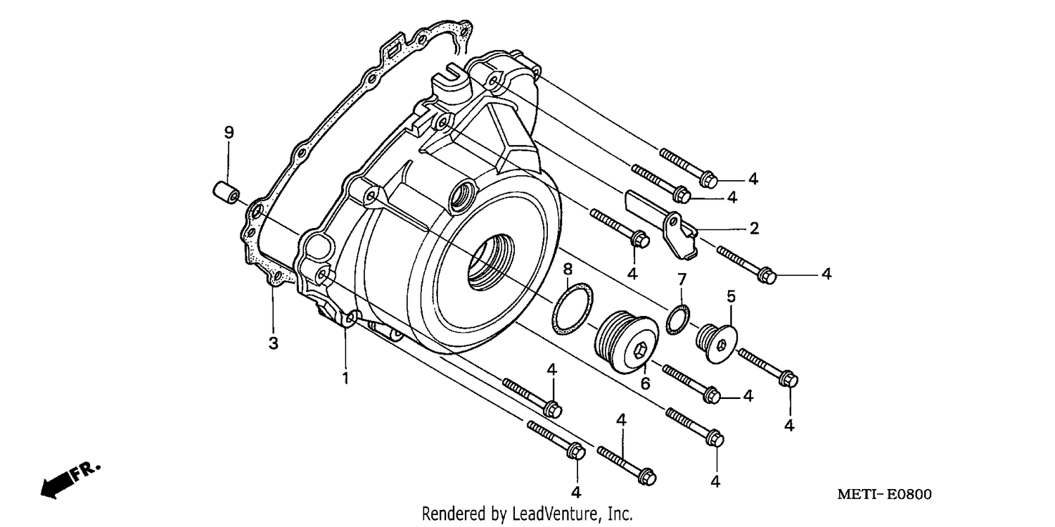 LEFT CRANKCASE COVER